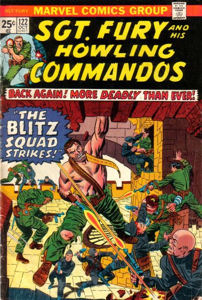 Cover for Sgt. Fury and His Howling Commandos (Marvel, 1974 series) #122