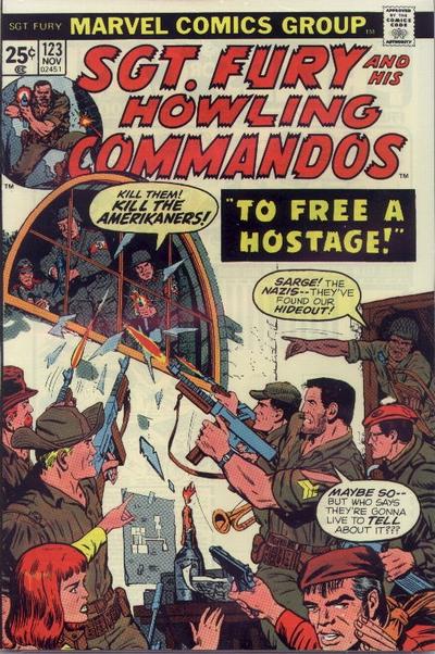 Cover for Sgt. Fury and His Howling Commandos (Marvel, 1974 series) #123