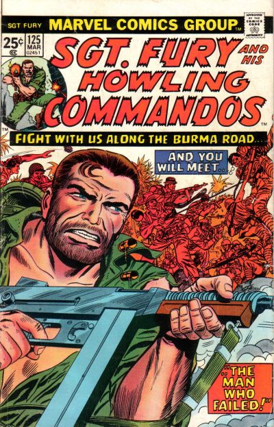 Cover for Sgt. Fury and His Howling Commandos (Marvel, 1974 series) #125