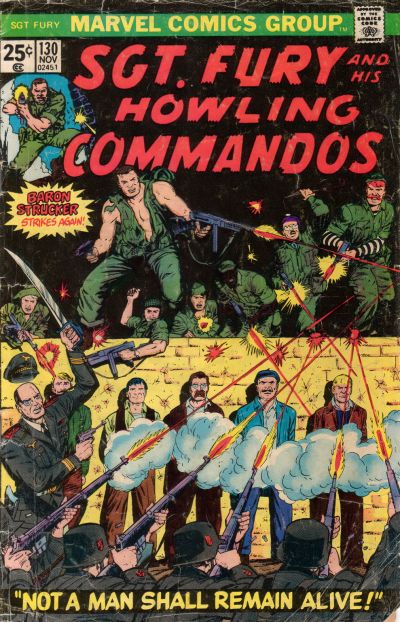 Cover for Sgt. Fury and His Howling Commandos (Marvel, 1974 series) #130