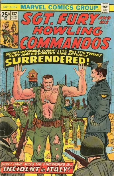 Cover for Sgt. Fury and His Howling Commandos (Marvel, 1974 series) #132