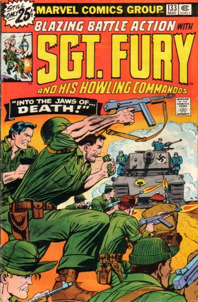 Cover for Sgt. Fury and His Howling Commandos (Marvel, 1974 series) #133
