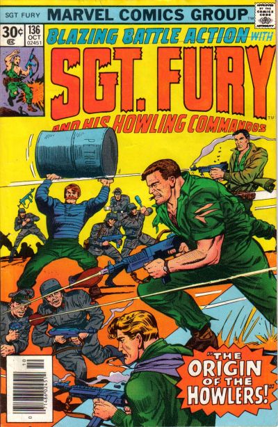 Cover for Sgt. Fury and His Howling Commandos (Marvel, 1974 series) #136