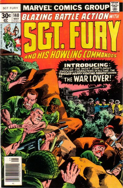 Cover for Sgt. Fury and His Howling Commandos (Marvel, 1974 series) #140
