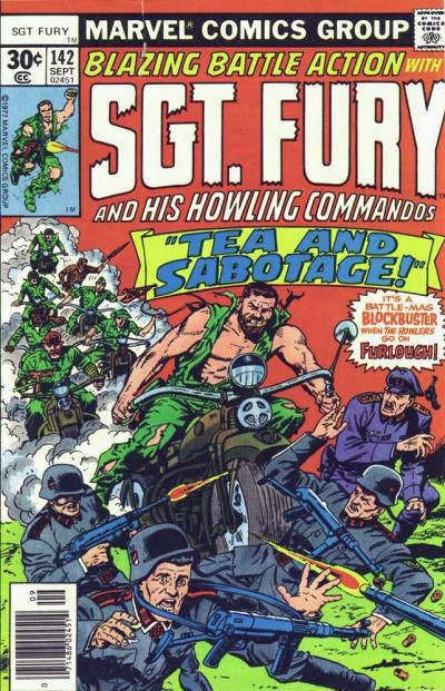 Cover for Sgt. Fury and His Howling Commandos (Marvel, 1974 series) #142 [30¢]