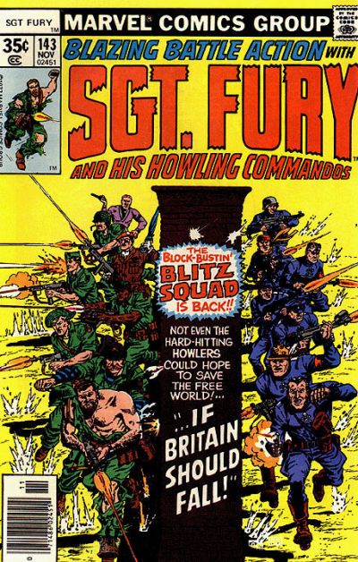 Cover for Sgt. Fury and His Howling Commandos (Marvel, 1974 series) #143