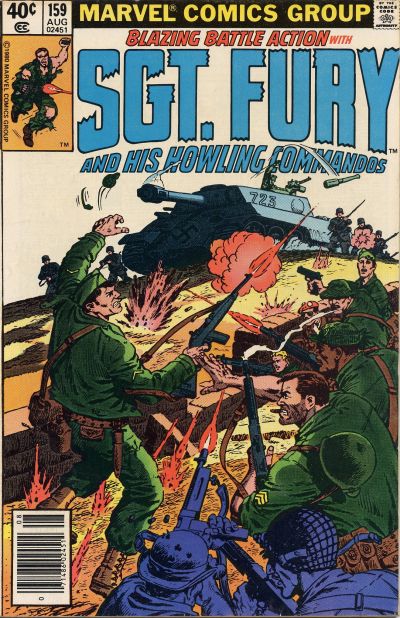 Cover for Sgt. Fury and His Howling Commandos (Marvel, 1974 series) #159
