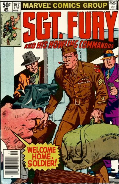 Cover for Sgt. Fury and His Howling Commandos (Marvel, 1974 series) #162