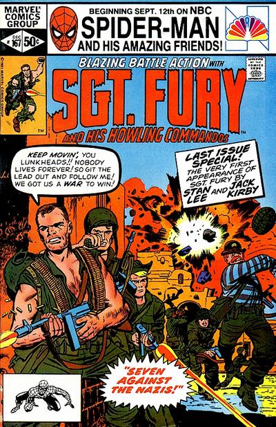 Cover for Sgt. Fury and His Howling Commandos (Marvel, 1974 series) #167 [Direct]