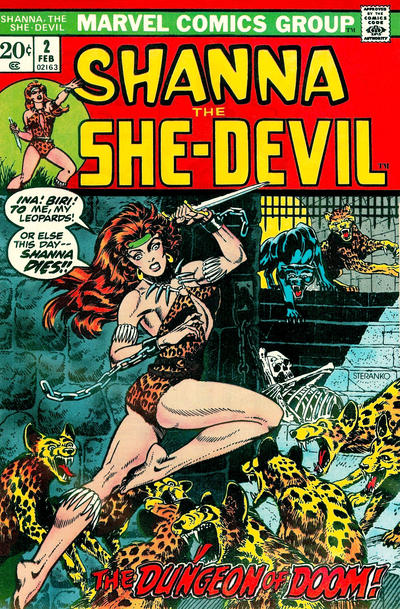 Cover for Shanna, the She-Devil (Marvel, 1972 series) #2