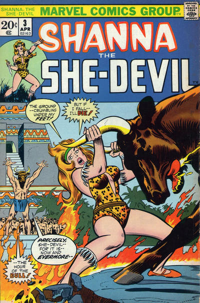 Cover for Shanna, the She-Devil (Marvel, 1972 series) #3