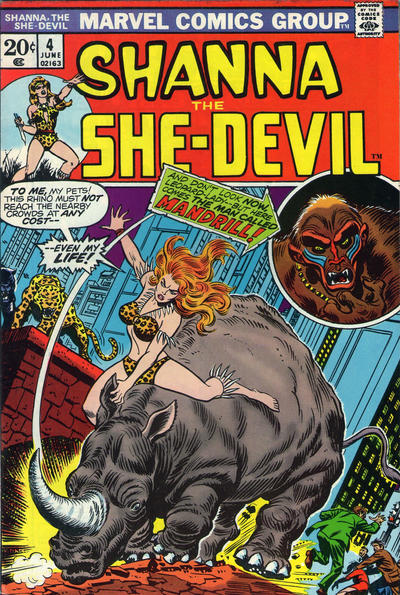 Cover for Shanna, the She-Devil (Marvel, 1972 series) #4