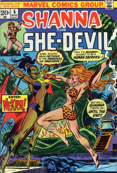Cover for Shanna, the She-Devil (Marvel, 1972 series) #5