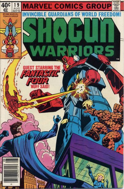 Cover for Shogun Warriors (Marvel, 1979 series) #19 [Newsstand]
