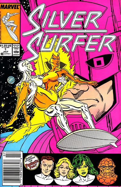 Cover for Silver Surfer (Marvel, 1987 series) #1 [Newsstand]