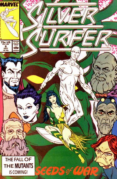 Cover for Silver Surfer (Marvel, 1987 series) #6 [Direct]