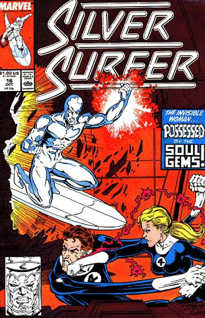 Cover for Silver Surfer (Marvel, 1987 series) #16 [Direct]