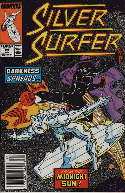 Cover for Silver Surfer (Marvel, 1987 series) #29 [Newsstand]