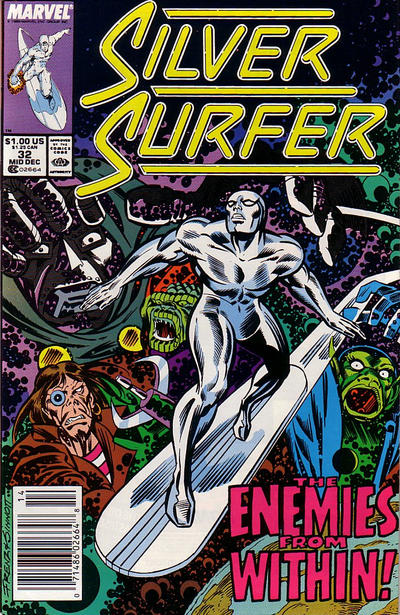 Cover for Silver Surfer (Marvel, 1987 series) #32 [Newsstand]