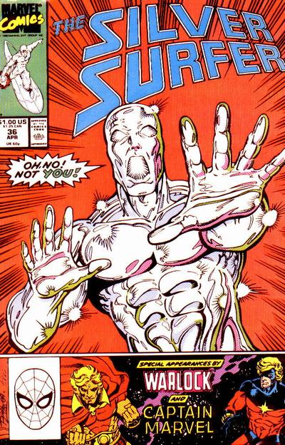 Cover for Silver Surfer (Marvel, 1987 series) #36 [Direct]