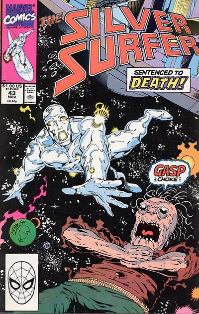 Cover for Silver Surfer (Marvel, 1987 series) #43 [Direct]