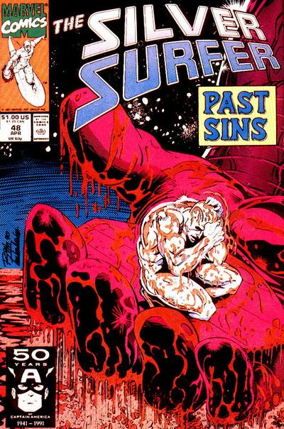 Cover for Silver Surfer (Marvel, 1987 series) #48 [Direct]