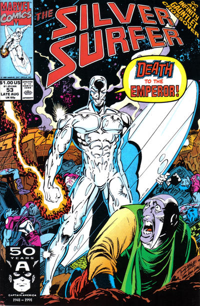 Cover for Silver Surfer (Marvel, 1987 series) #53