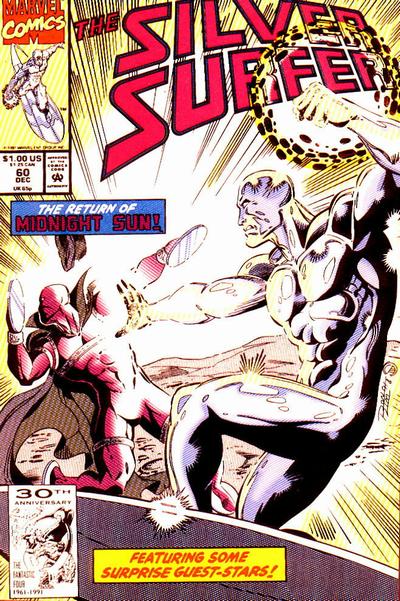 Cover for Silver Surfer (Marvel, 1987 series) #60 [Direct]