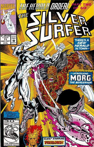 Cover for Silver Surfer (Marvel, 1987 series) #71 [Direct]