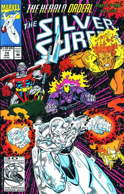 Cover for Silver Surfer (Marvel, 1987 series) #74 [Direct]