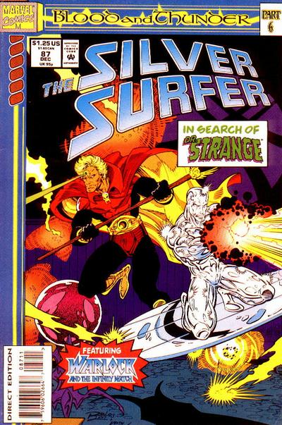 Cover for Silver Surfer (Marvel, 1987 series) #87 [Direct Edition]