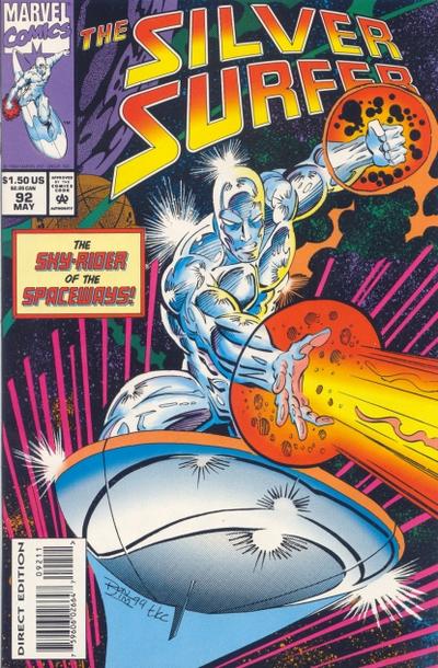 Cover for Silver Surfer (Marvel, 1987 series) #92