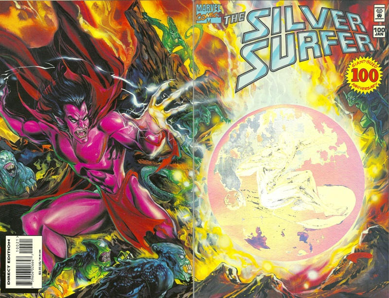 Cover for Silver Surfer (Marvel, 1987 series) #100 [Hologram Enhanced Cover]