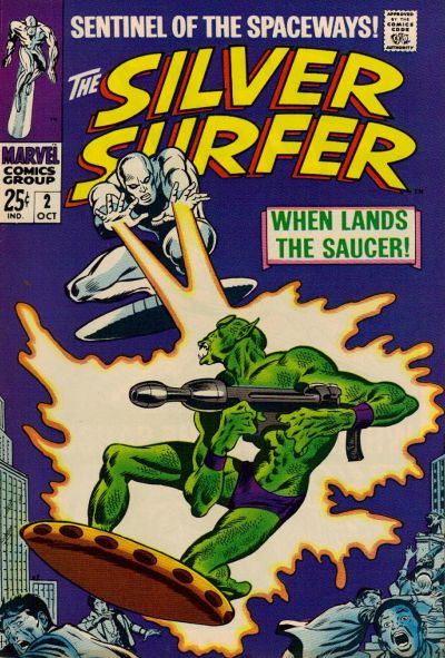 Cover for The Silver Surfer (Marvel, 1968 series) #2