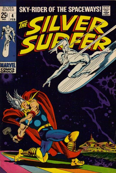 Cover for The Silver Surfer (Marvel, 1968 series) #4