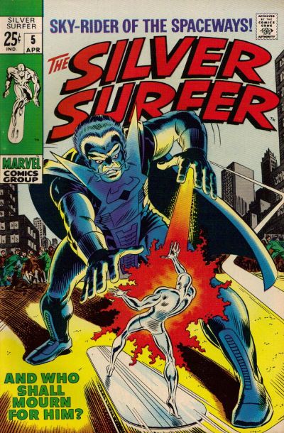 Cover for The Silver Surfer (Marvel, 1968 series) #5