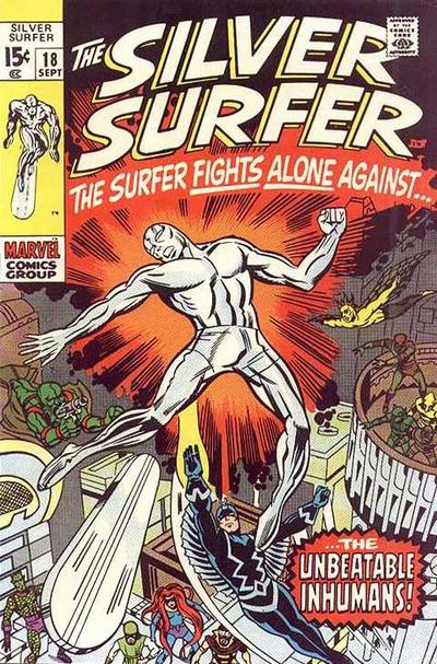 Cover for The Silver Surfer (Marvel, 1968 series) #18