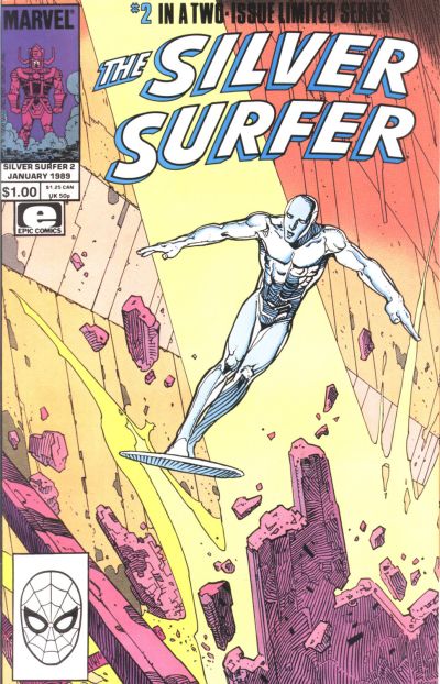 Cover for The Silver Surfer (Marvel, 1988 series) #2 [Direct]