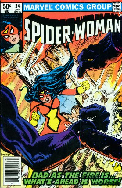 Cover for Spider-Woman (Marvel, 1978 series) #34 [Newsstand]