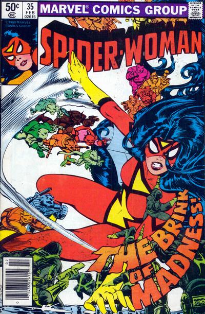 Cover for Spider-Woman (Marvel, 1978 series) #35 [Newsstand]