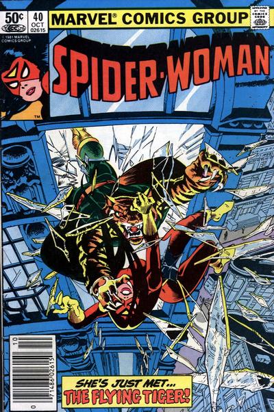 Cover for Spider-Woman (Marvel, 1978 series) #40 [Newsstand]