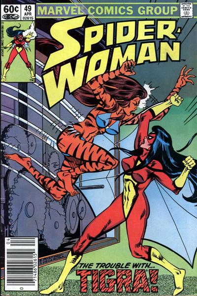 Cover for Spider-Woman (Marvel, 1978 series) #49 [Newsstand]