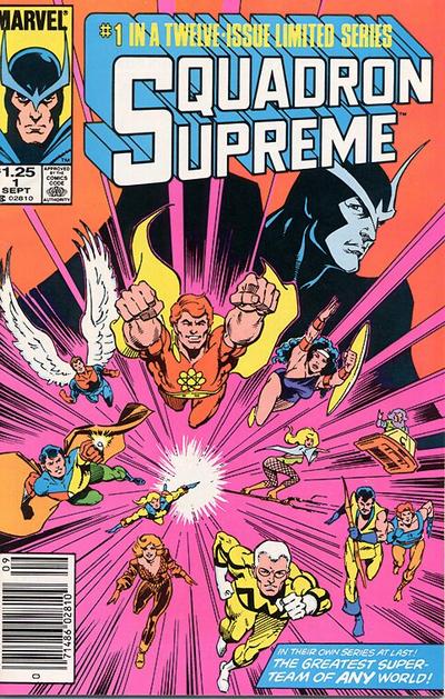 Cover for Squadron Supreme (Marvel, 1985 series) #1 [Newsstand]
