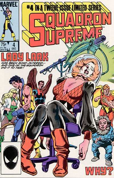 Cover for Squadron Supreme (Marvel, 1985 series) #4 [Direct]