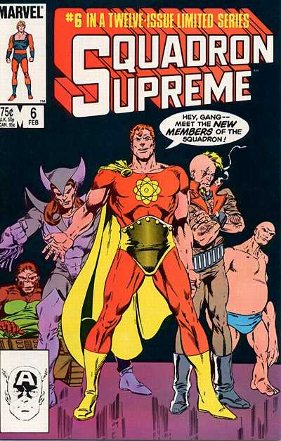 Cover for Squadron Supreme (Marvel, 1985 series) #6 [Direct]