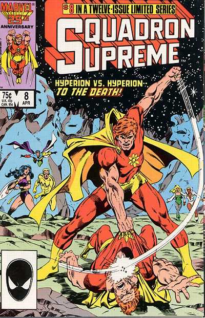 Cover for Squadron Supreme (Marvel, 1985 series) #8 [Direct]