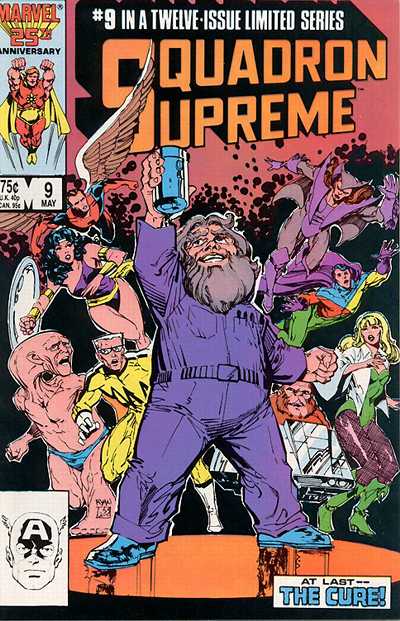 Cover for Squadron Supreme (Marvel, 1985 series) #9 [Direct]