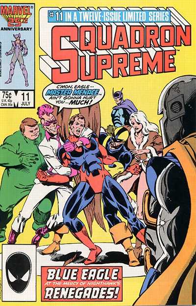 Cover for Squadron Supreme (Marvel, 1985 series) #11 [Direct]