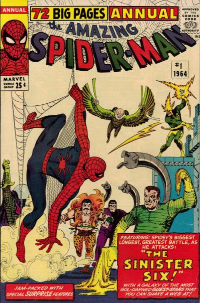 Cover for The Amazing Spider-Man Annual (Marvel, 1964 series) #1