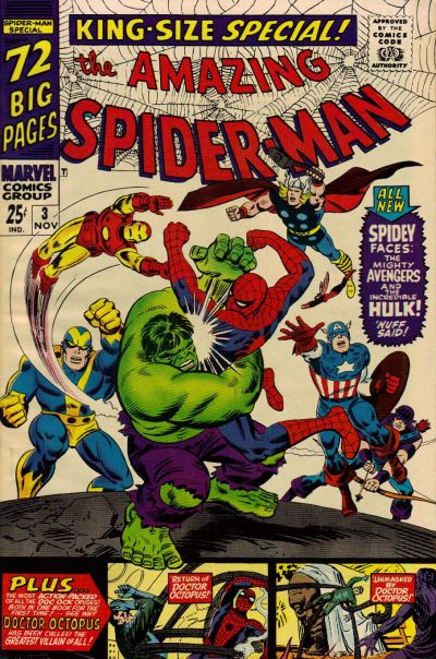 Cover for The Amazing Spider-Man Annual (Marvel, 1964 series) #3